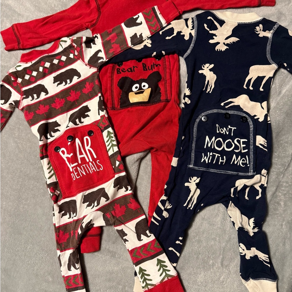 12m Lazy One Onesies